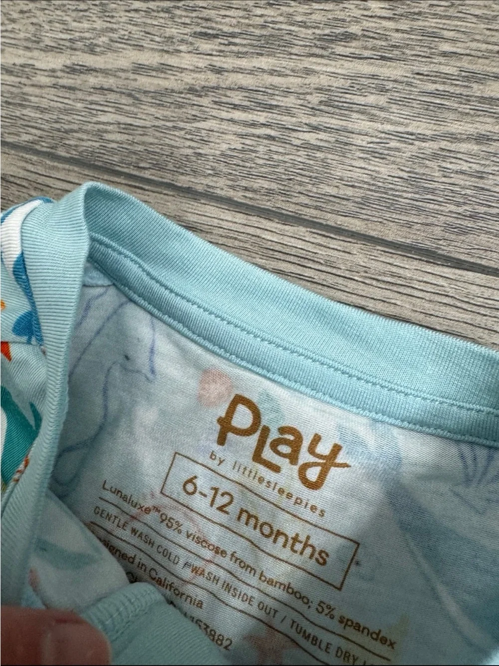 Little sleepies ocean pals shorty zippy 6-12